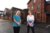 Menopause Ambassador Anita Turner (left) and Dr Ewa Craven outside Lostock Hall Medical Centre   Photo: Neil Cross