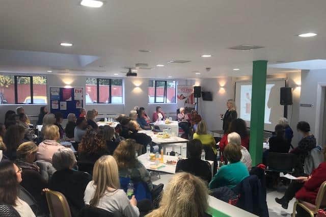 There was a big turn out for the Menopause Lounge event