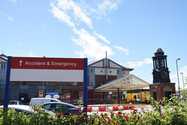 Blackpool Victoria Hospital urged residents to stay away from A&E unless it was a genuine medical emergency
