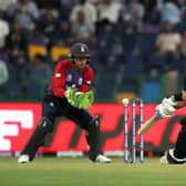 Daryl Mitchell during his matchwinning innings for New Zealand against England in Abu Dhabi