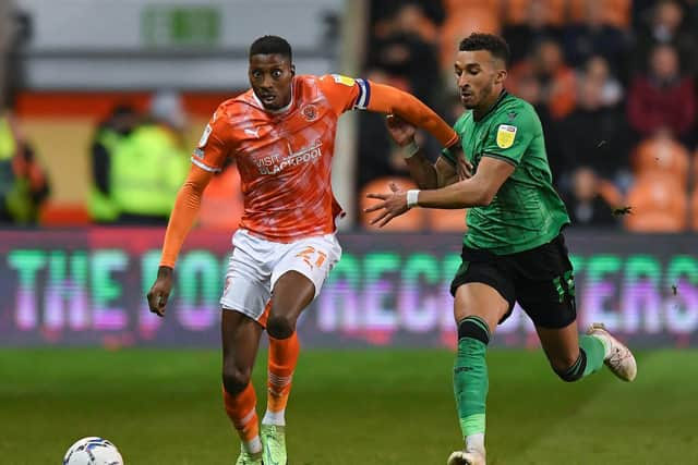 Marvin Ekpiteta has starred for Blackpool this season