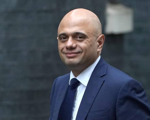 Health Secretary Sajid Javid arrives in Downing Street on Friday, October 29, 2021. Picture: Steve Parsons/PA Wire