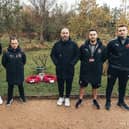 This week’s wreath-laying ceremony at the Blackpool & Fylde Arboretum
