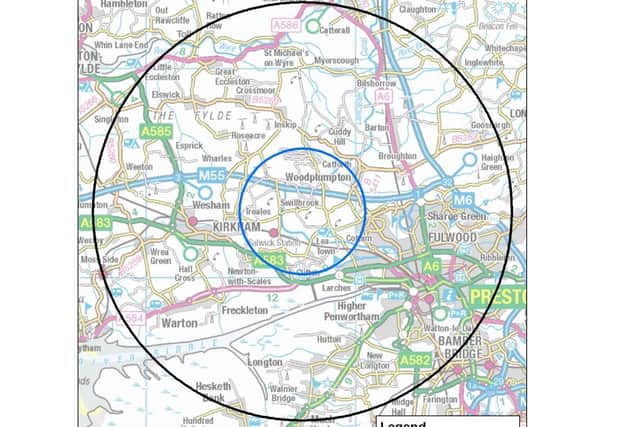 A Temporary Disease Control Zone has been declared around Preston and the Fylde after Bird Flu was detected at a poultry farm near Salwick yesterday (Friday, November 12). Pic: Defra