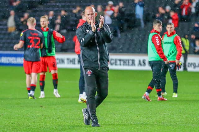 Fleetwood Town head coach Simon Grayson Picture: Sam Fielding/PRIME Media Images Limited