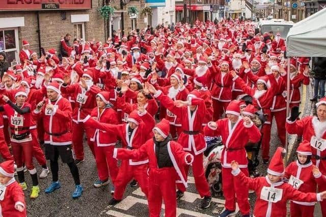 Garstang Santa Dash 2019 Photo: Michael Coleran
