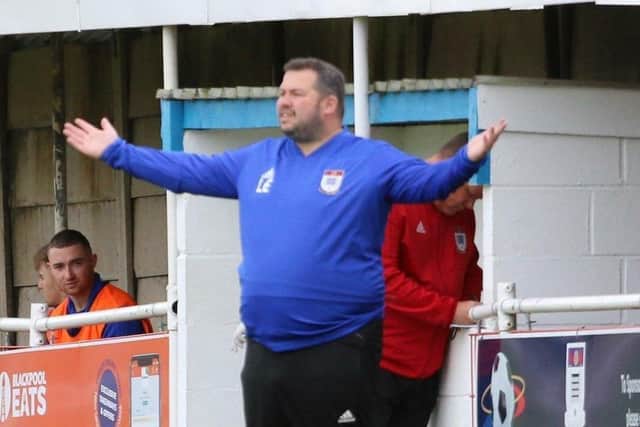 Squires Gate manager Luke Evans