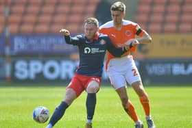 Blackpool defender Daniel Gretarsson