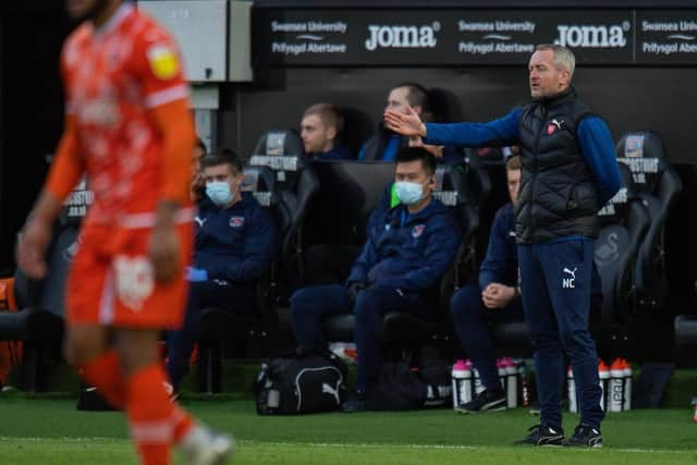 Blackpool boss Neil Critchley