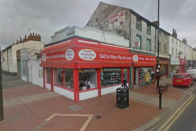 The Money Traders shop in Lord Street, Fleetwood was burgled in the early hours of Sunday morning (November 21). Pic: Google