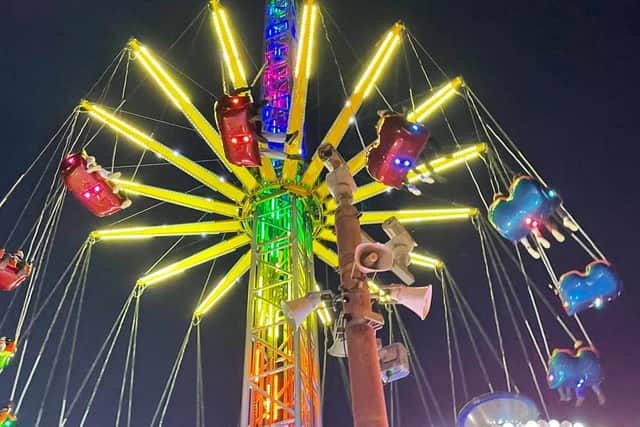 The huge swing, which costs £7 for a 5 minute spin, was out of operation for around 10 minutes after its power reportedly cut out mid-swing yesterday (Sunday, November 21)