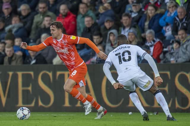 Ryan Wintle has been an ever-present for Blackpool since his loan move from Cardiff City