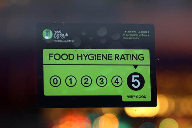 Food hygiene rating