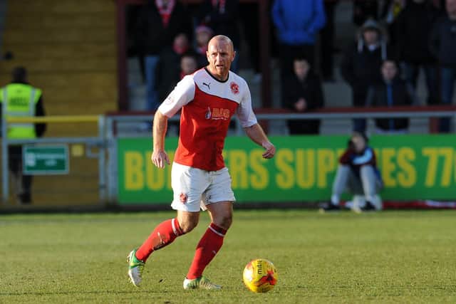 Stephen Crainey had a season as a player at Fleetwood Town in 2014/15