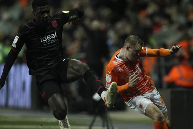 Shayne Lavery and Blackpool held their own against a West Brom side that played two levels above them last season