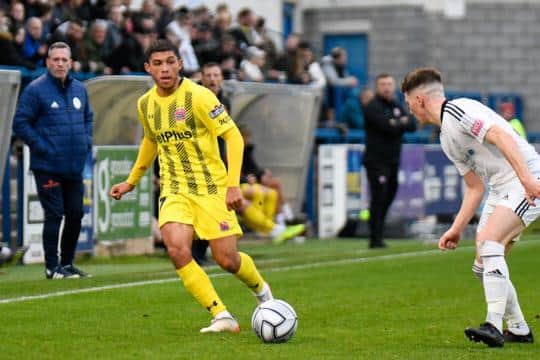 Kieran Lloyd aims to maintain his ever-present record with the Coasters today
Picture: AFC FYLDE