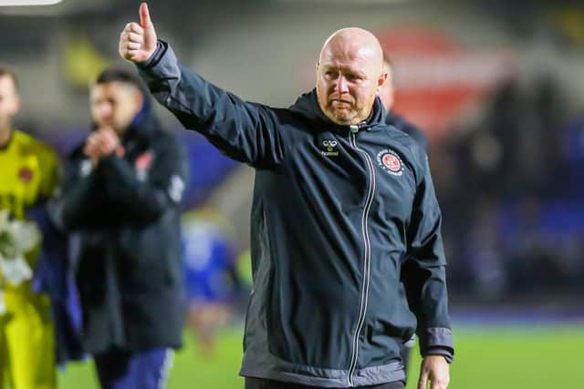 Stephen Crainey says the Fleetwood squad responded well to his instructions