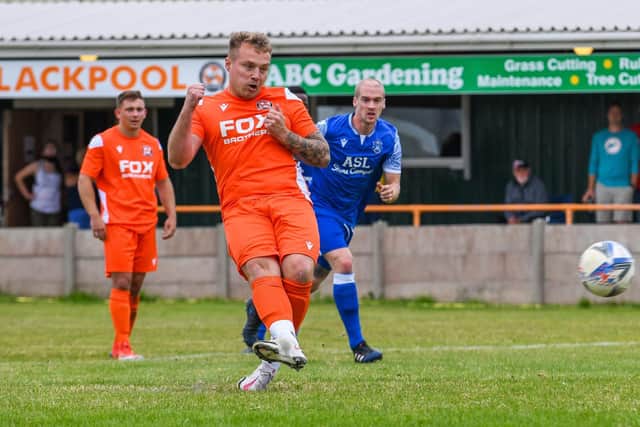Ben Duffield was again on target for AFC Blackpool