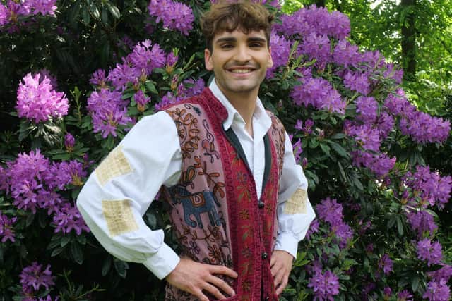 Trio Entertainment is bringing Aladdin, played by Tiago de Sousa, to the Marine Hall in December
