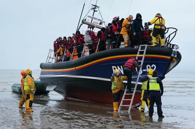 Migrants risk their lives crossing the channel