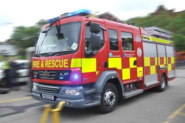 One person was rescued after a fire broke out in the kitchen of a home in Shenstone Road, Blackpool