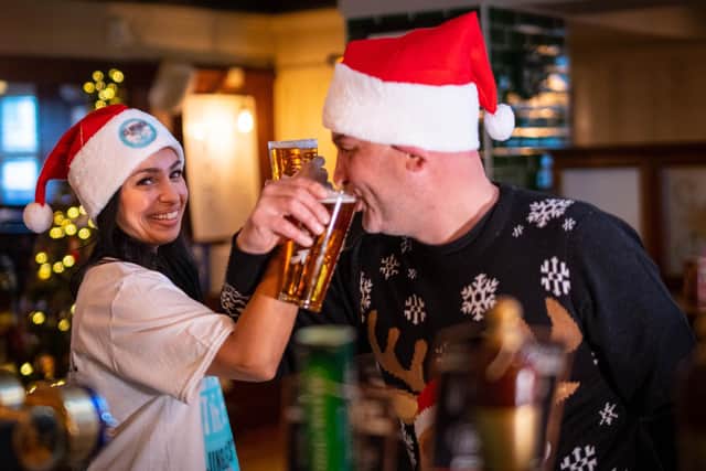 Get in the festive spirit for a free pint