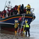 Migrants crossing the channel