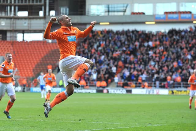 Kevin Phillips celebrates scoring for the Seasiders