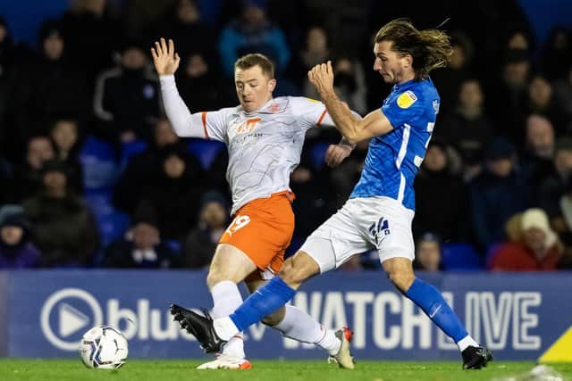 Shayne Lavery has recently returned from injury for Blackpool