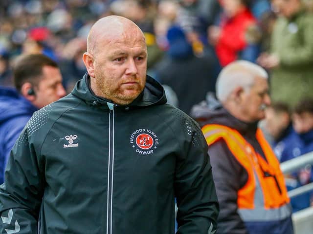 Fleetwood Town interim boss Stephen Crainey Picture: Sam Fielding/PRiME Media Images Limited