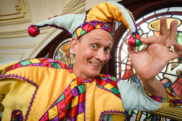 Steve Royle as Muddles in his 18th pantomime appearance at Blackpool Grand Theatre.