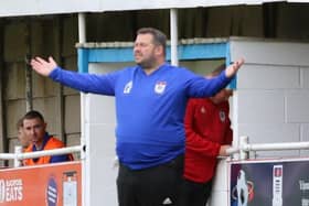 Squires Gate manager Luke Evans