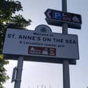 A St Annes boundary sign