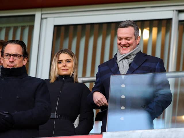 Chief executive Ben Mansford, right
