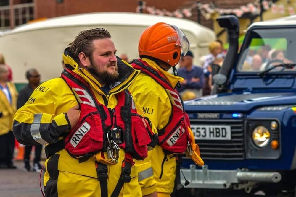 Kerrith 'Kez' Black on duty for Lytham St Annes RNLI (Photo: Mark Astin)