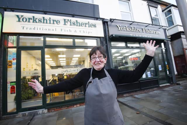 Linda Waldron who is retiring from Yorkshire Fisheries after 15 years