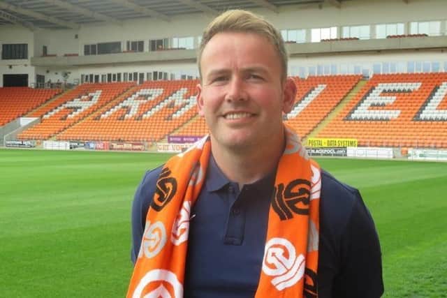 Ciaran Donnelly says crowd support can really lift his young Blackpool players
Picture: BLACKPOOL FC