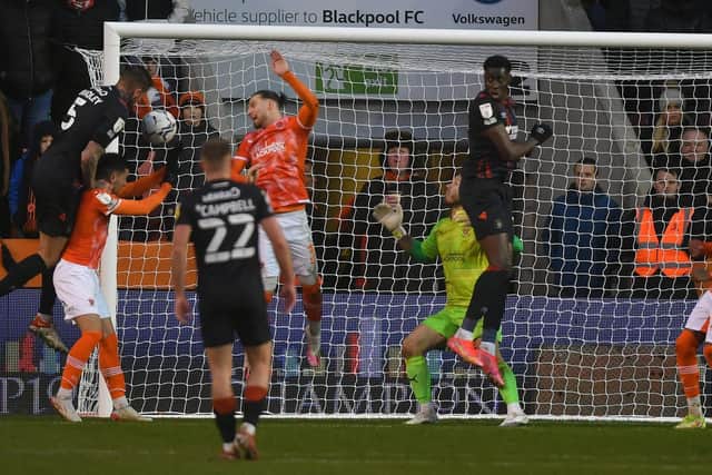 Blackpool concede in last weekend's defeat by Luton, though the Seasiders have made a habit of struggling at the back end of the year
