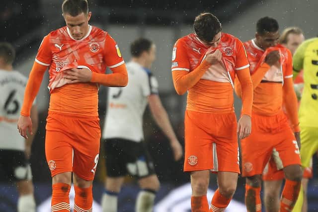 Blackpool suffered defeat at the weekend