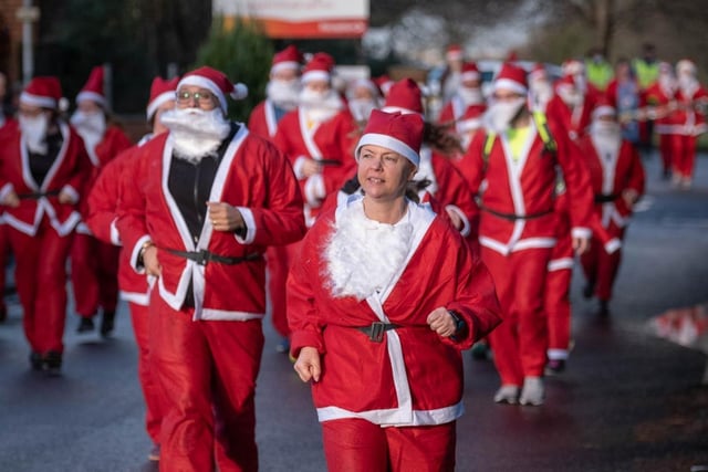 The Galloway’s Santa Dash, sponsored by Penwortham Town Council