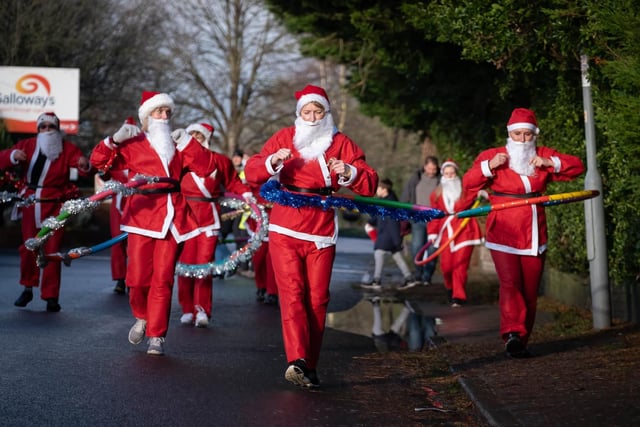 The Galloway’s Santa Dash, sponsored by Penwortham Town Council