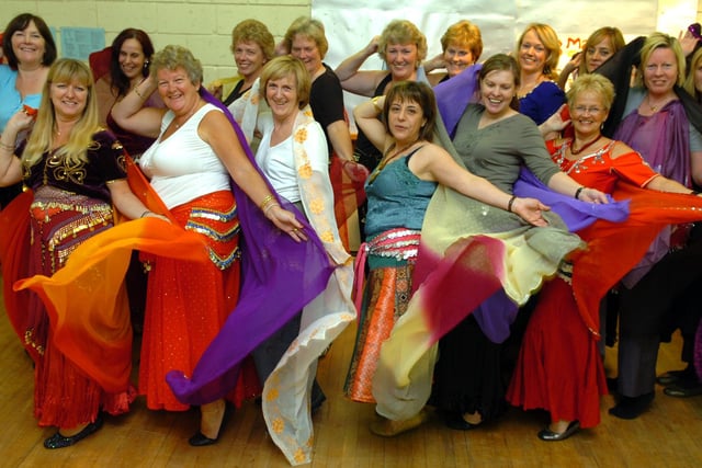 The Phoenician Dancers, a group of talented belly dancers who meet in Astley Village, near Chorley