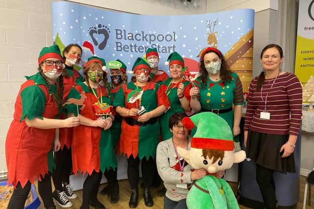 Better Start's community connectors transformed themselves into 'elves' as they offered support to families