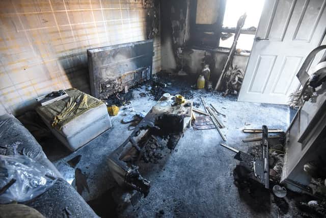 Chris Gregory's home was decimated by the blaze