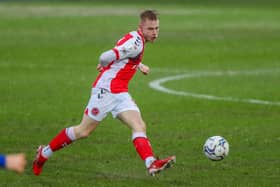 Paddy Lane had assists for both Fleetwood goals in last weekend's win over Gillingham