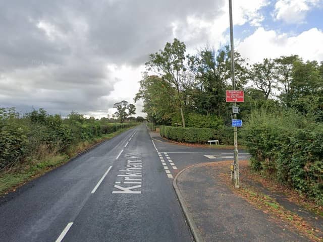 A motorcyclist was hospitalised with "serious injuries" following a hit-and-run collision in Freckleton (Credit: Google)
