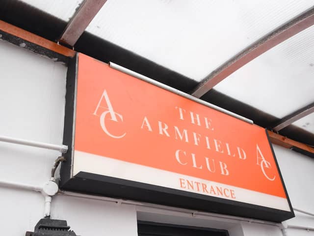 The three-course meal will be held at the Armfield Club free of charge