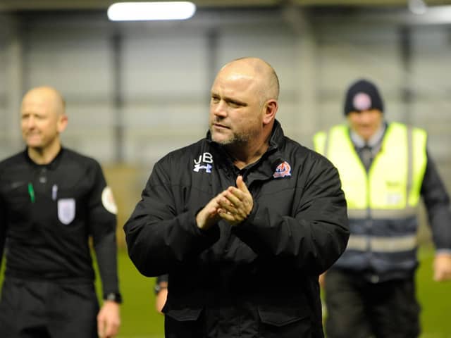 AFC Fylde manager Jim Bentley Picture: Steve McLellan