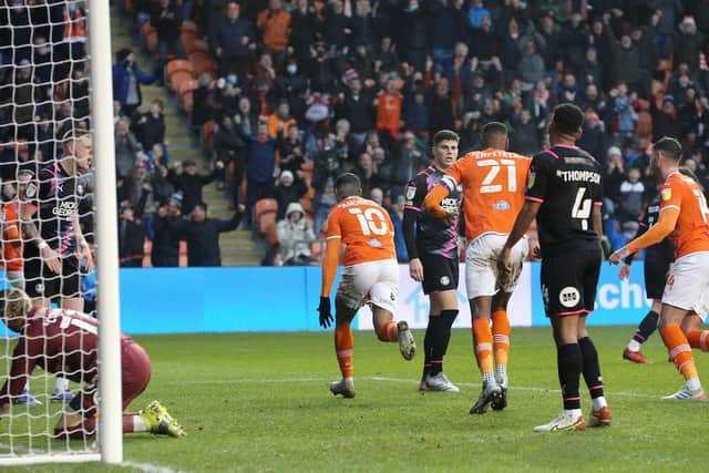 Keshi Anderson was instrumental in Blackpool's win with a goal and an assist