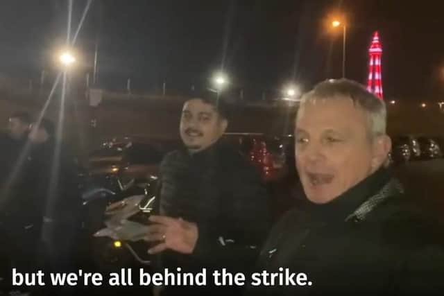 The union says the Blackpool Just Eat drivers voted to join the strike on Wednesday (December 15), joining workers across Britain for what it says is the biggest gig economy strike in UK history